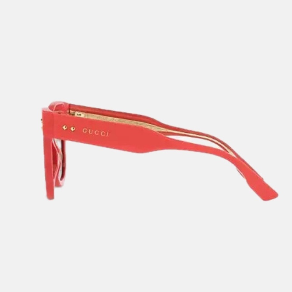 Gucci GG1082S 004 Pink Cat-Eye Sunglasses - Picture 5 of 9